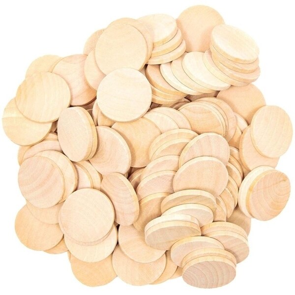 round wood pieces for crafts