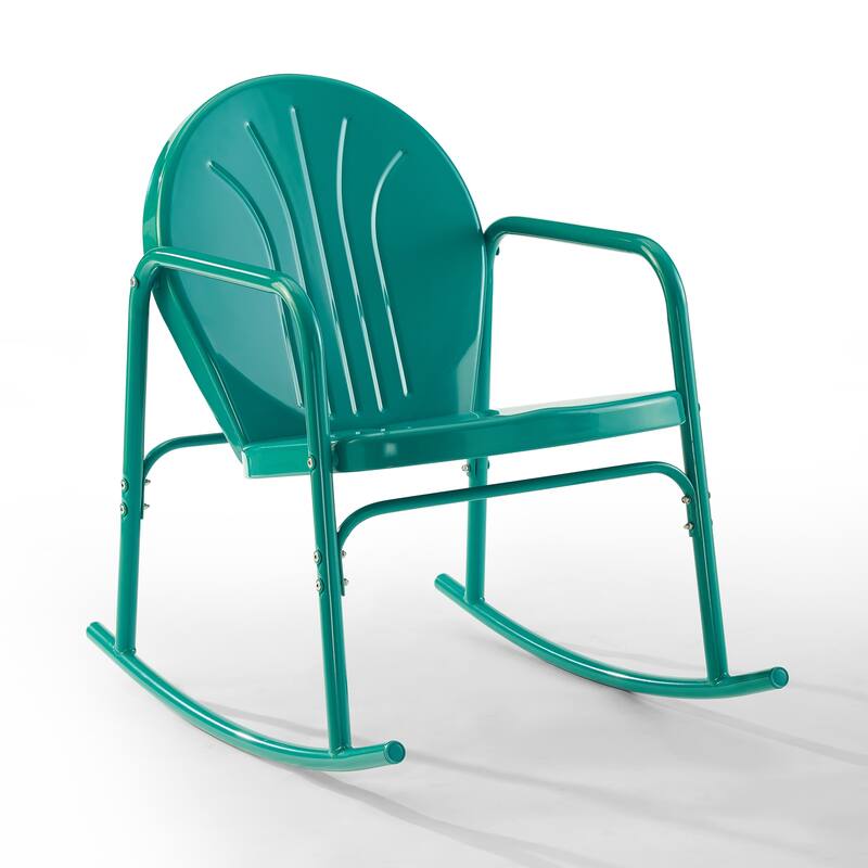 Crosley Griffith 2Pc Rocking Chair Set - 32.25"H x 22.5"W x 33.13'W