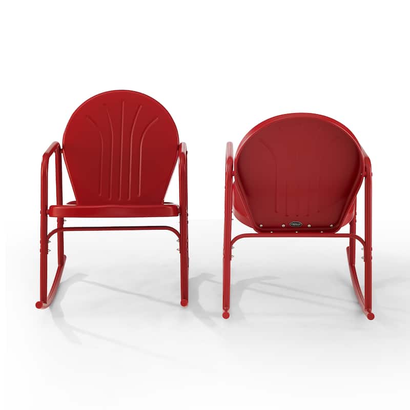 Crosley Griffith 2-piece Rocking Chair Set - 32.25"H x 22.5"W x 33.13'W