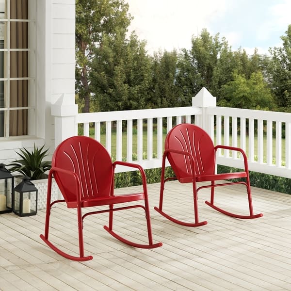 Shop Griffith 2 Piece Rocking Chair Set On Sale Overstock 31040571