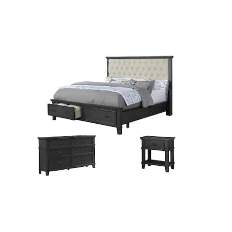 Best Quality Furniture Sandy 3-Piece Bedroom Set