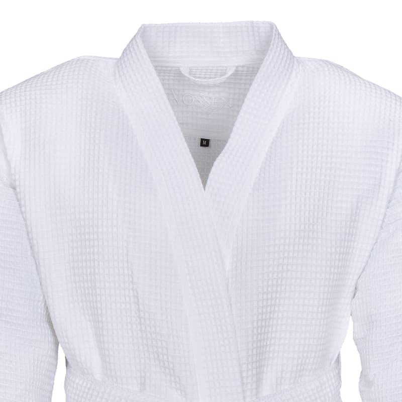 VOSSEN 'Rom' Waffle Knit Unisex Robe