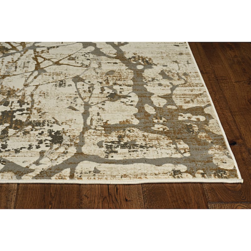 The Gray Barn Nila Distressed Neutral Rug