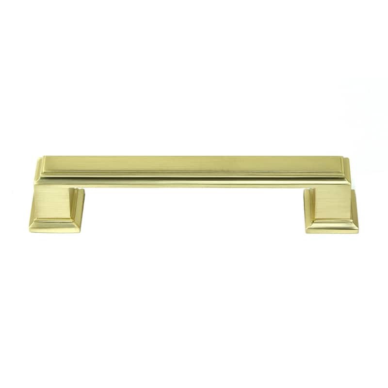 Contemporary 4.25-inch Roma Brushed Champagne Gold Finish Cabinet Handle (Case of 5)