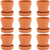 10x Mini Terra Cotta Terracotta Pots Flower Clay Planters for Succulent 1.5