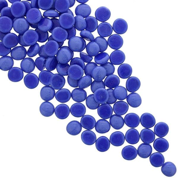 Shop 400pcs Garden Blue Pebbles Glass Gems For Vase Fillers