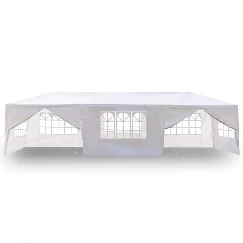 3 x 9m Eight Sides Two Doors Waterproof Tent with Spiral Tubes - 8 Sides-2 Doors