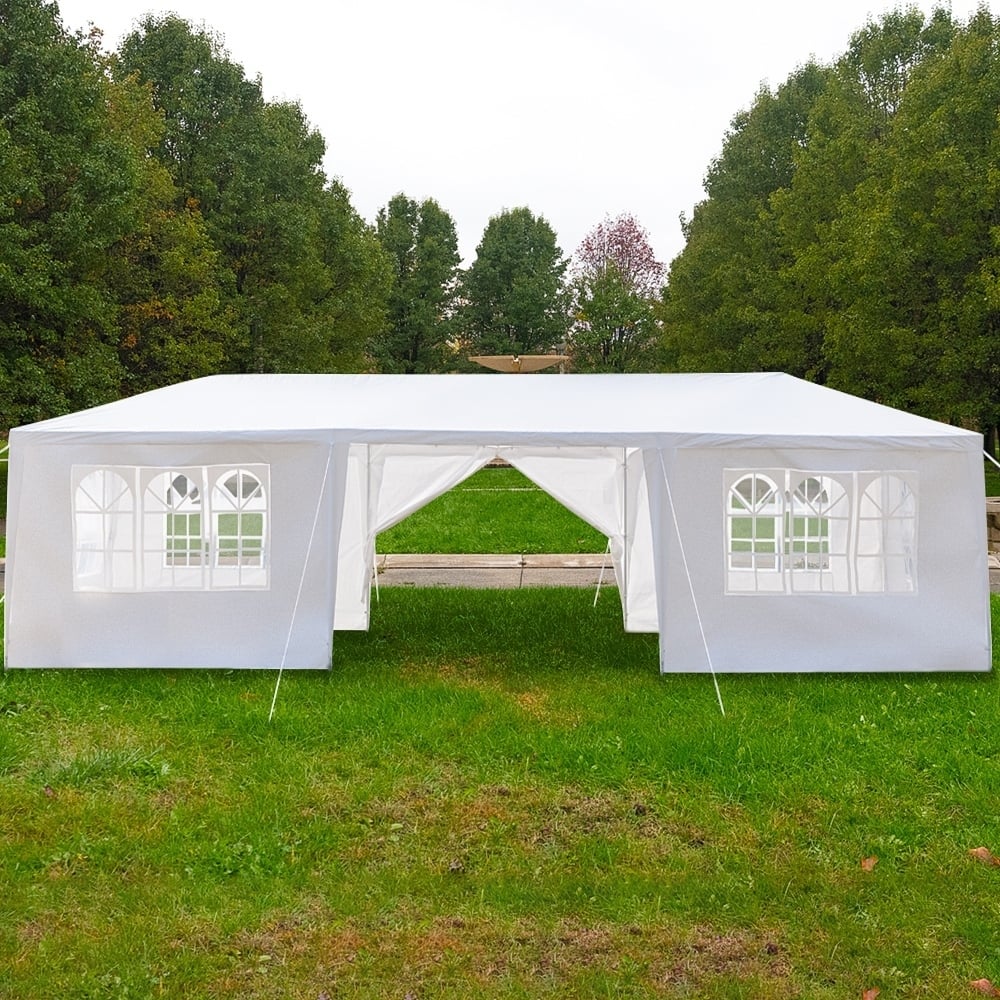 3 x 9m Eight Sides Two Doors Waterproof Tent with Spiral Tubes - 8 Sides-2 Doors