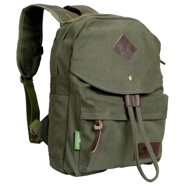 canvas rucksack casual daypack