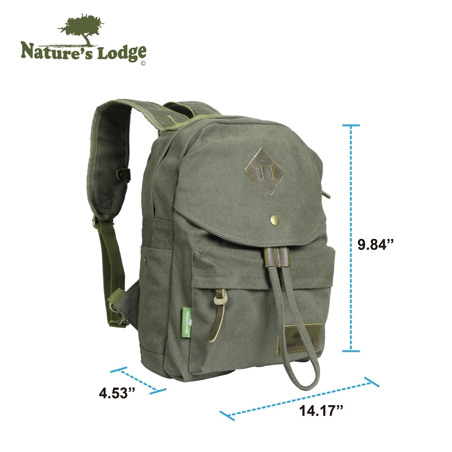 canvas rucksack casual daypack
