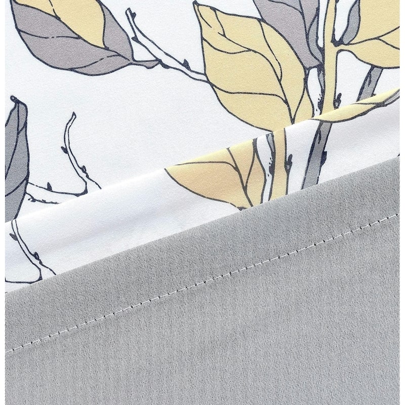 DriftAway Ryan Sketch Pattern Lined Window Valance Pair - 52'' width x 18'' length