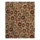 Hand Knotted Floral Beige,Brown Tibetan Wool and Silk Oriental Area Rug ...