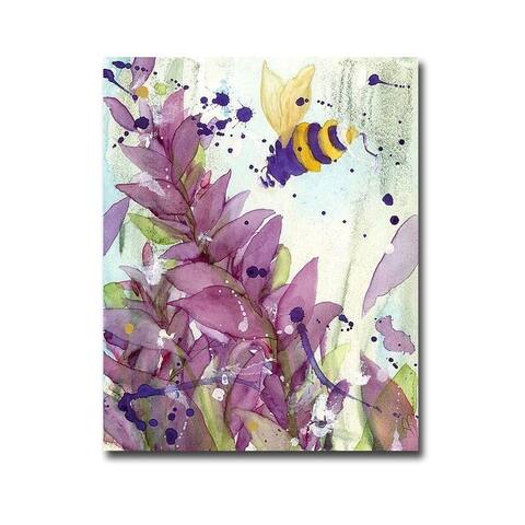 Pollinator by Dawn Derman Gallery Wrapped Canvas Giclee Art (20 in x 16 in)