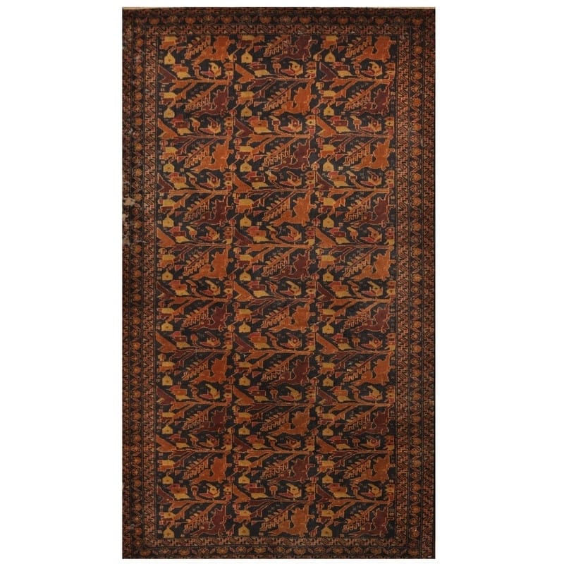 Handmade One-of-a-Kind Balouchi Wool Rug (Afghanistan) - 3'10 x 6'8