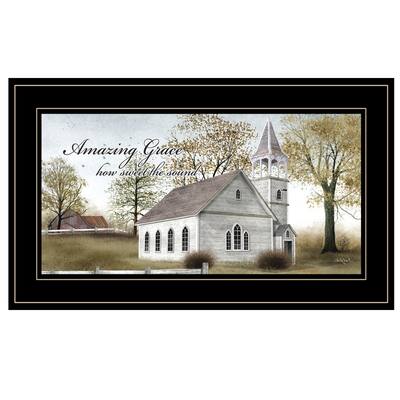 "Amazing Grace" By Billy Jacobs, Ready to Hang Framed Print, Black Frame