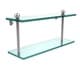 preview thumbnail 7 of 5, Double-tier 16-inch Tempered Glass Shelf