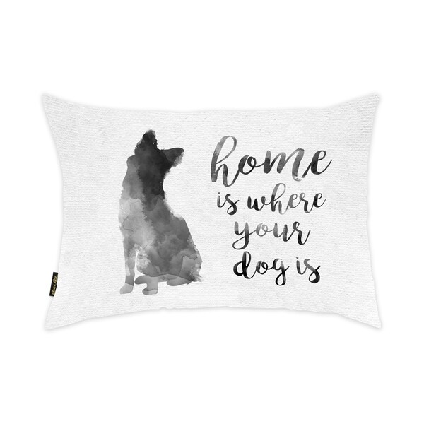 dog throw pillow