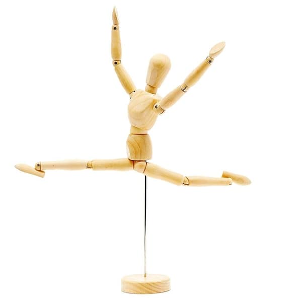Wooden Mannequin Artist Mannequin Drawing Mannequin With Stand And Flexible  Body