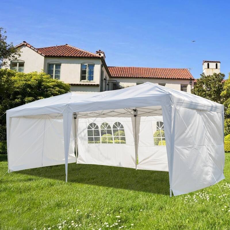 3 x 6m Four Windows Practical Waterproof Folding Tent - 6sides-4windows - 6sides-4windows