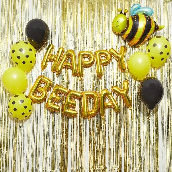 Shop Happy Bee Day Themed Balloons For Bumblebee Birthday Party