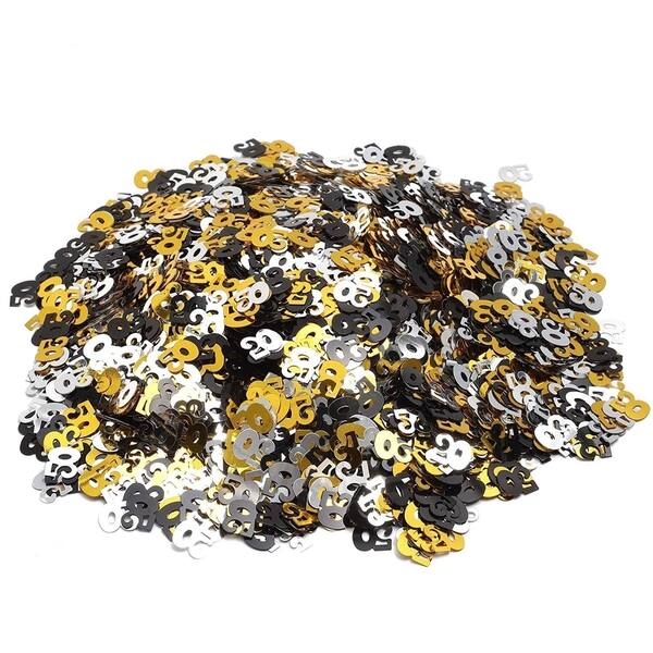 Shop 7oz 50th Birthday Number Confetti For Table Silver Gold
