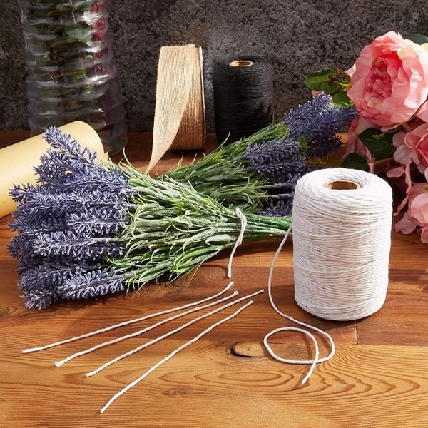 200 Yards Cotton White Twine String 0.8 for DIY Art & Crafts Gift Packing  Gardening - 200 Yards - Bed Bath & Beyond - 31051431