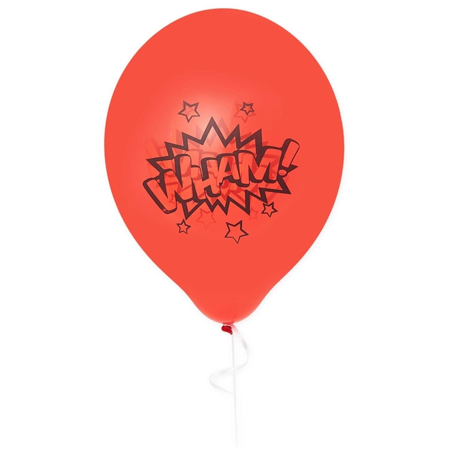 Shop 50 Pack 5 Colors Superhero Themed Balloons 7 For Kids