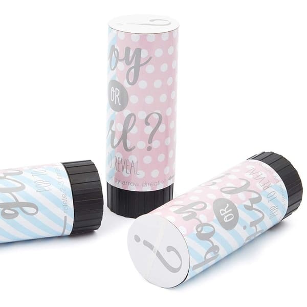  Gender Reveal Confetti Cannon It's A Girl - 6 Pack