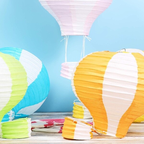 paper lanterns centerpieces for baby shower