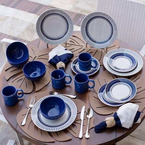 Manhattan Comfort 24 Piece Dinner Set Service For 6 Manhattan Comfort 24 Piece Dinner Set