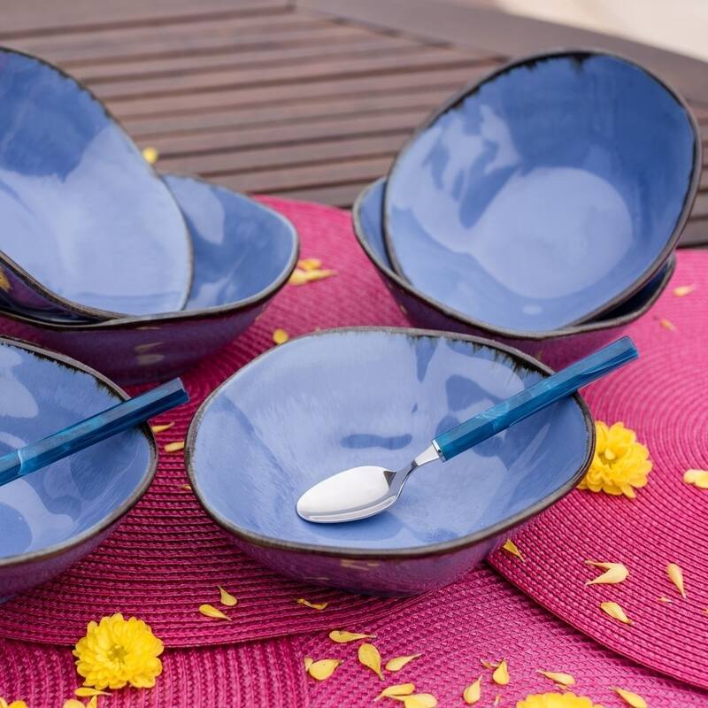 Manhattan Comfort RYO 12 Large Dinner 20.29 oz Soup Bowls