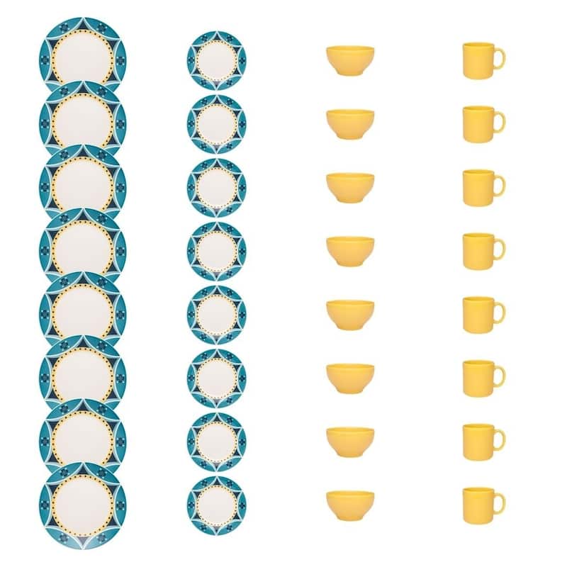 Manhattan Comfort 32 Piece Dinner Set Service for 8