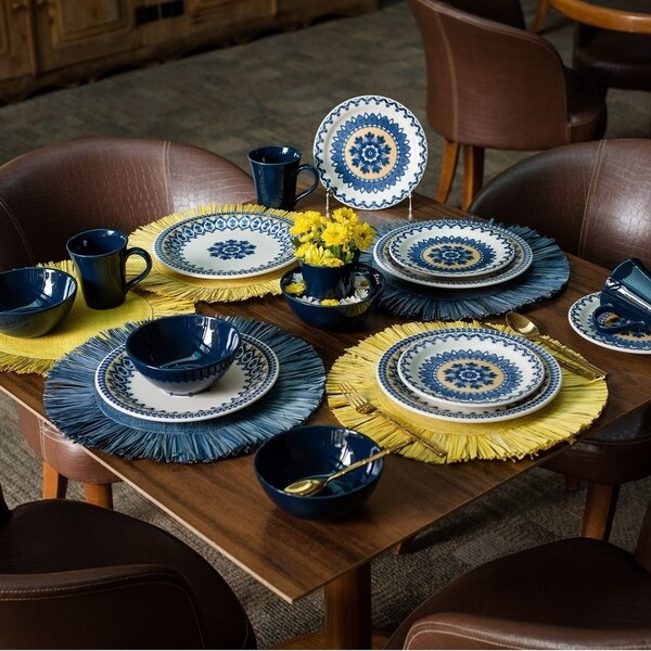 Manhattan Comfort Floreal 32 Piece Dinner Set Service for 8. Opens flyout.