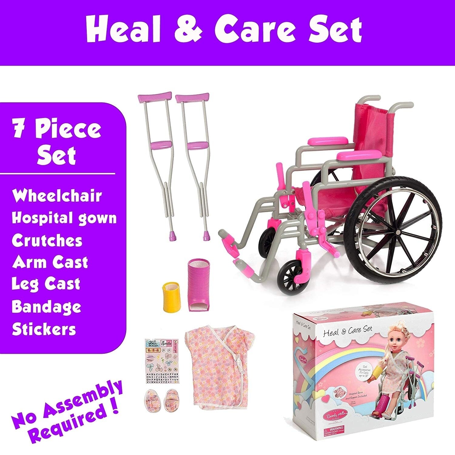 american girl doll cast and crutches