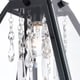 preview thumbnail 4 of 2, Tremont 12.5-in W Crystal Black Urban Loft Semi Flush Mount Ceiling Light - 12.5-in. W x 12.25-in. H x 12.5-in. D