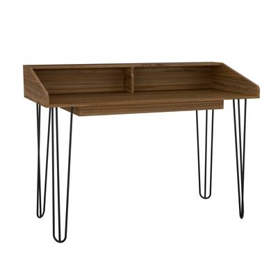 Aster Composite Wood Indoor Modern Laptop Desk - Natural Brown