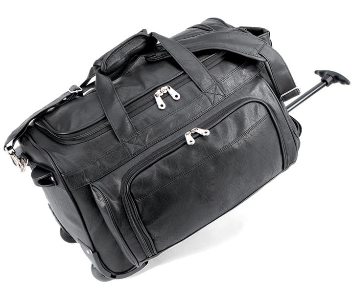 Status Koskin Leather 20-inch Carry On Rolling Duffel Bag - Free Shipping Today - wcy.wat.edu.pl ...