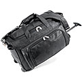 Status Koskin Leather 20-inch Carry On Rolling Duffel Bag
