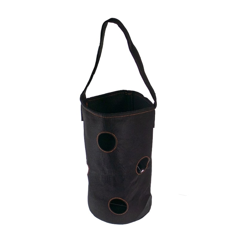 Vertical Garden Hanging Planter 7 Hole Bag for Strawberry & Bare Root Plants - Vertical Planter