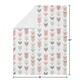 preview thumbnail 4 of 3, Sweet Jojo Designs Woodland Arrow Woodsy Gray Collection Girl Baby Receiving Security Swaddle Blanket - Coral, Mint and Grey