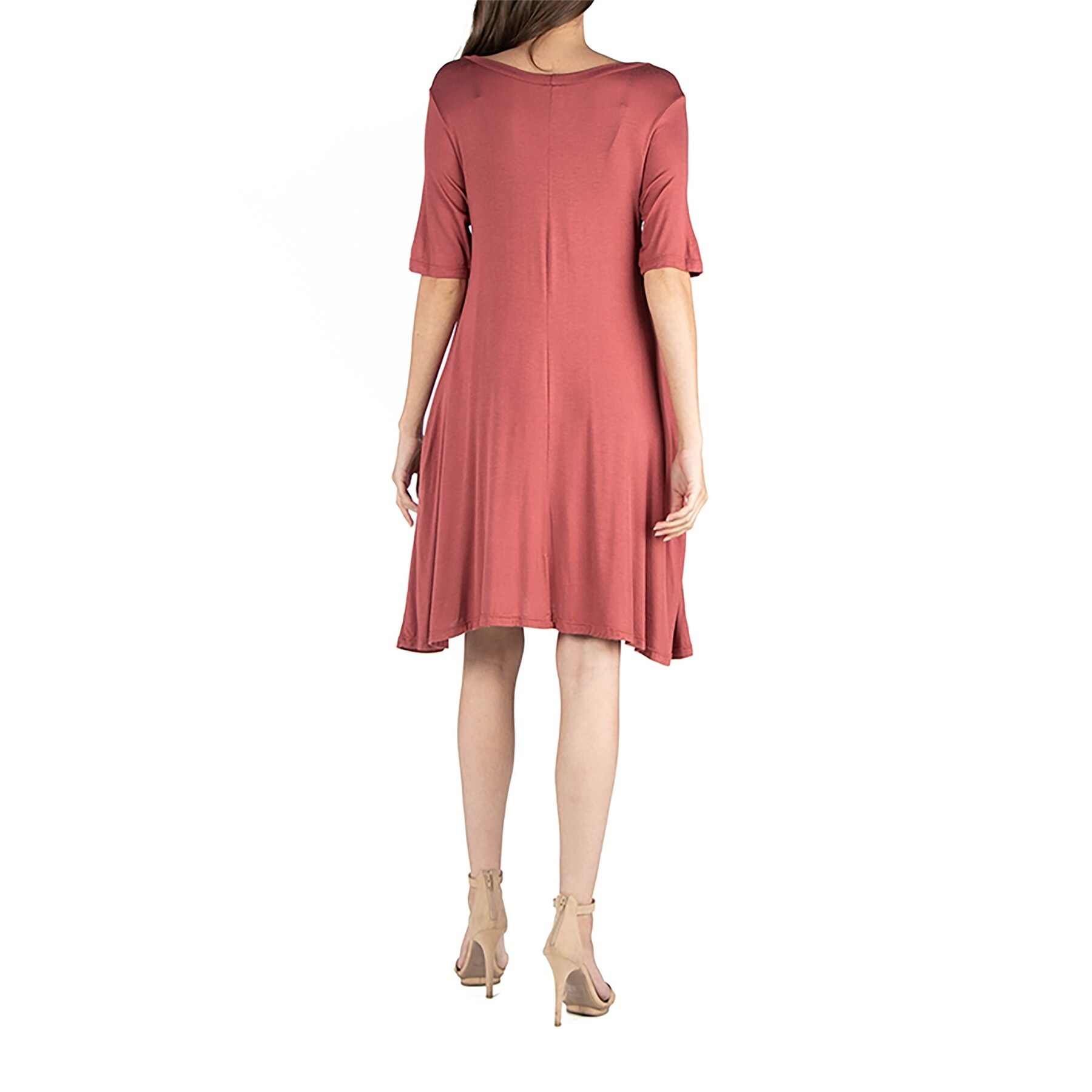 flared t shirt dress