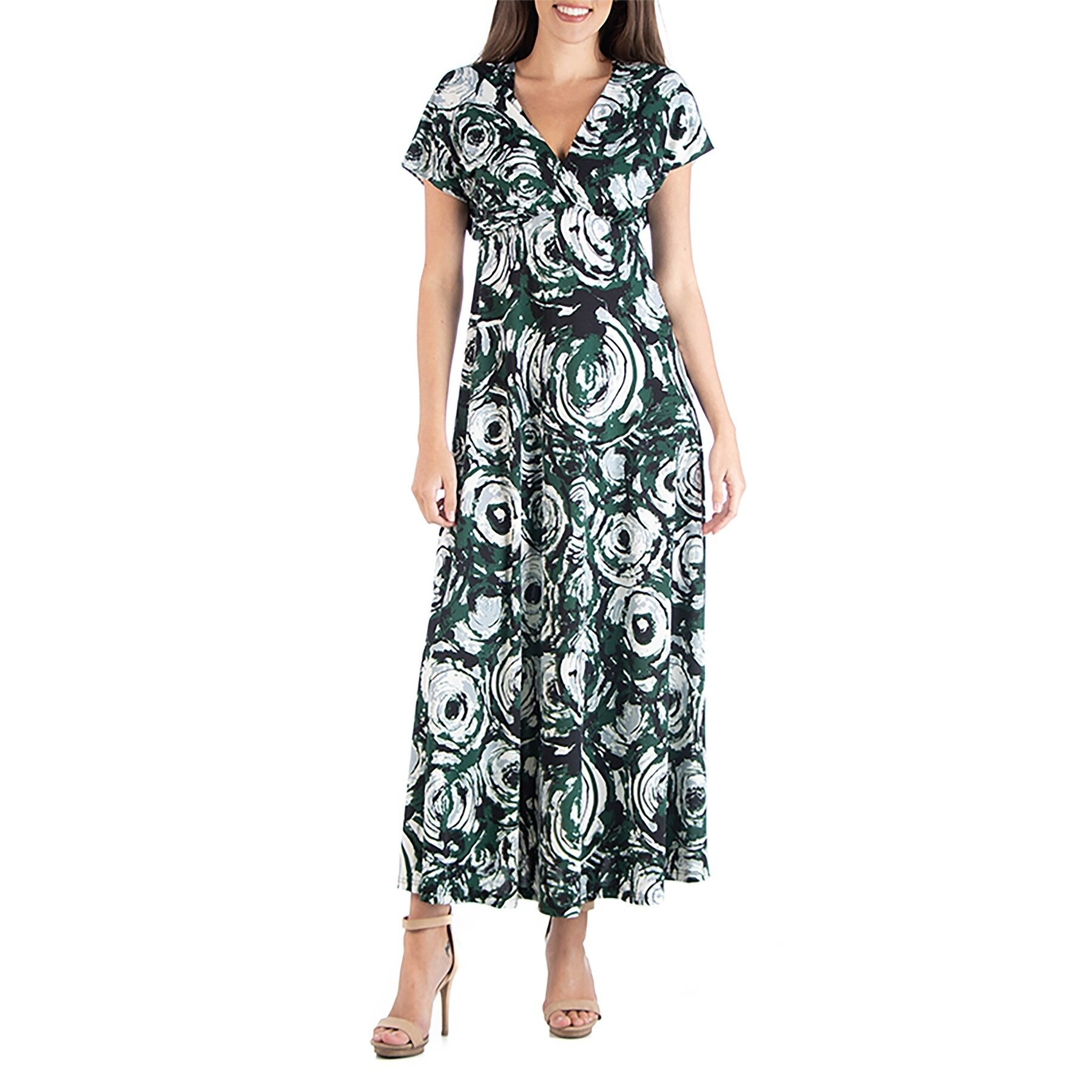 casual empire waist maxi dress