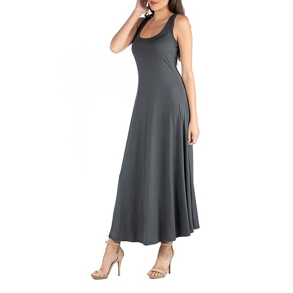 slim maxi dress