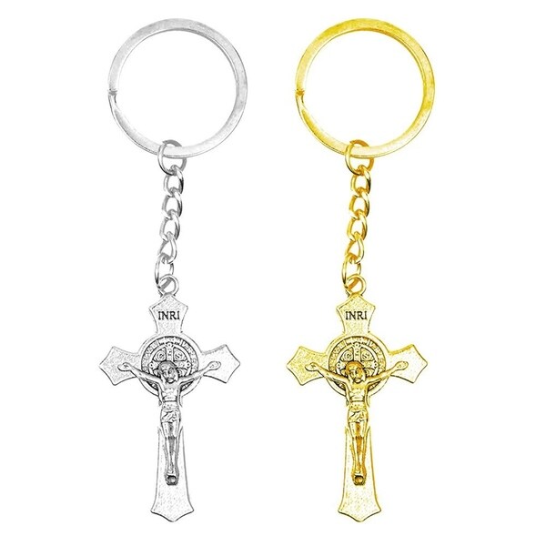cross keychain favors