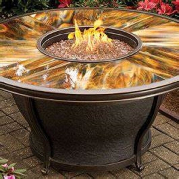 Shop AZ Patio Heaters 20lbs Reflective Fire Glass Gold .25"L x .5"W