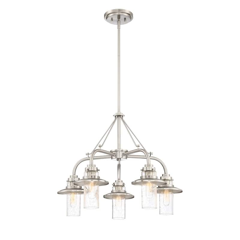 Dover 5 Light Chandelier - Satin