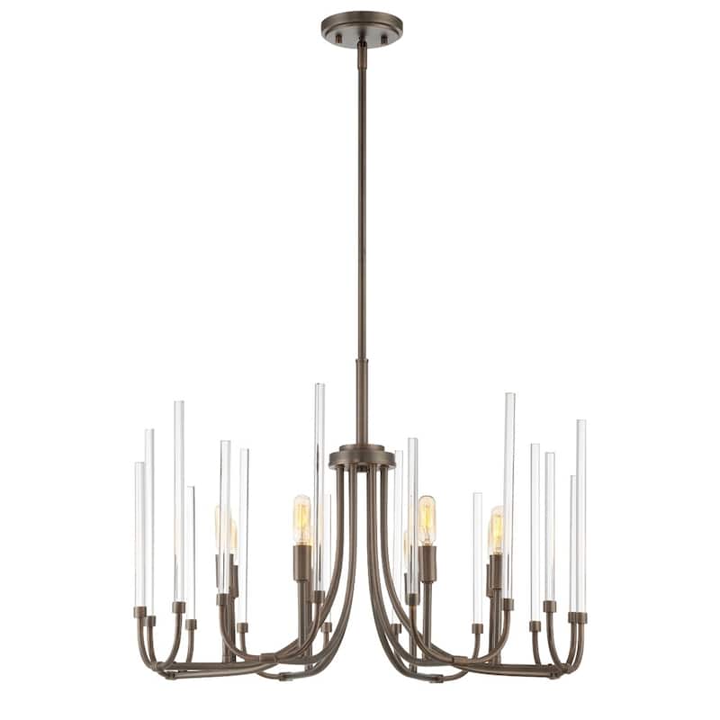 Laretto 8 Light Chandelier - Satin