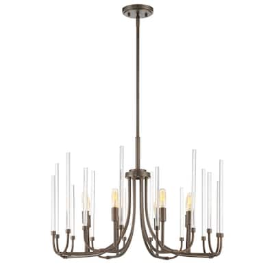 Laretto 8 Light Chandelier - Satin