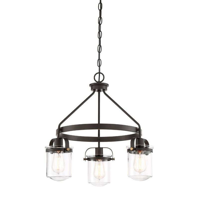 Jaxon 3 Light Chandelier - Oil Rubbed