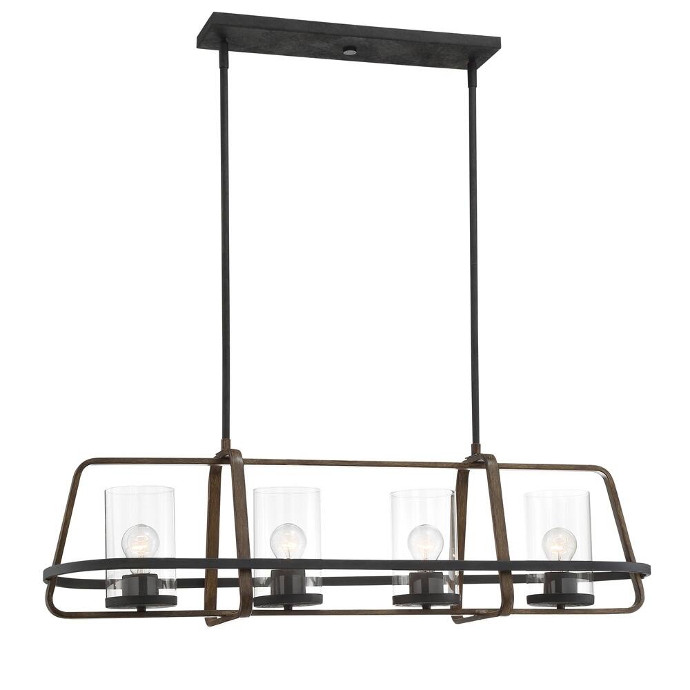 Ryder 4 Light Island Chandelier - Forged